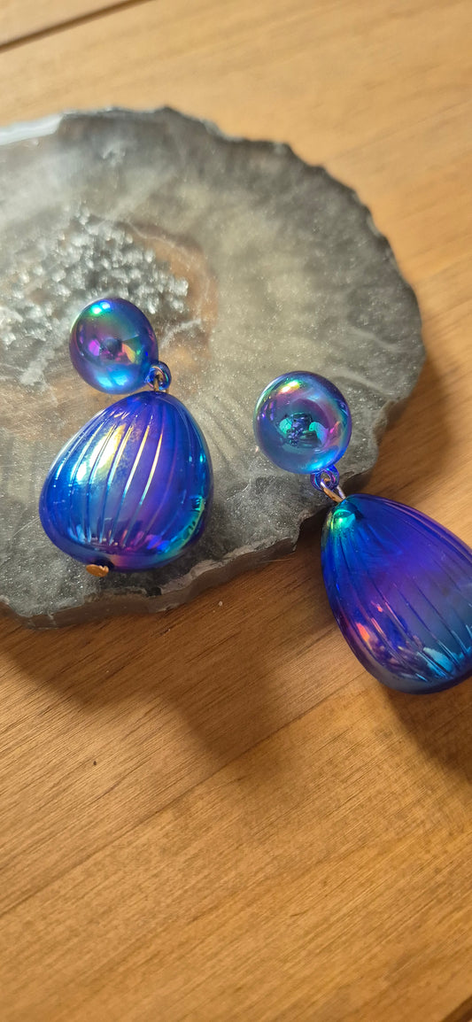 Candy Shell Teardrop Earrings