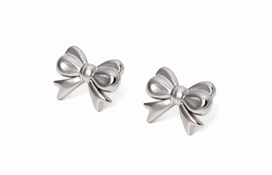 Angel Bow Stud Earrings