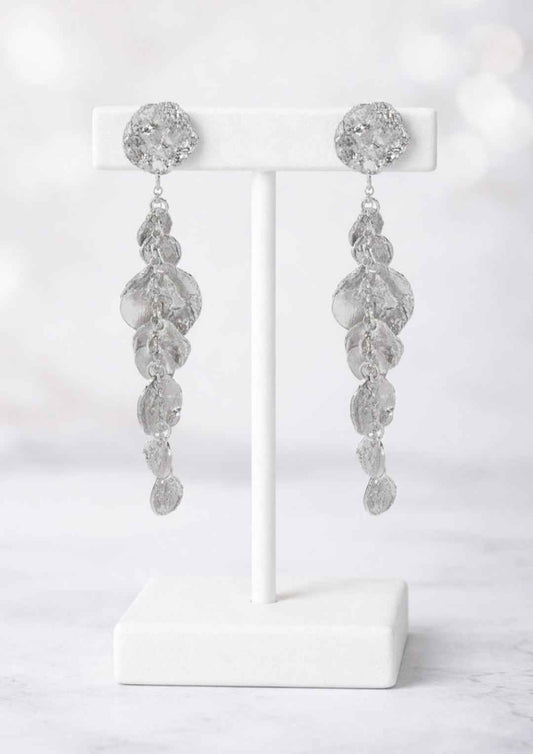 Cascade Coin Drop Earrings